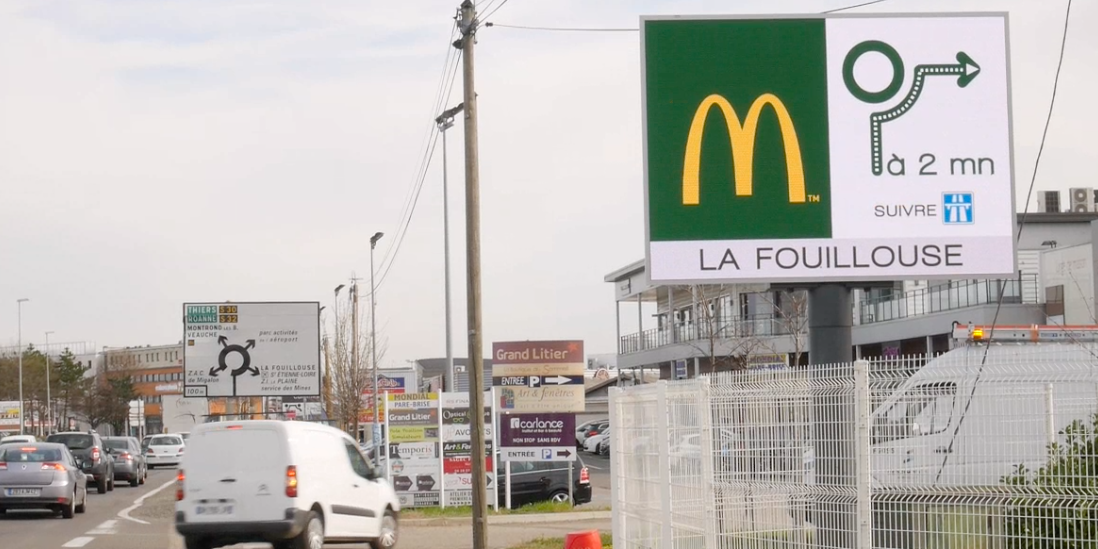 Panneau Led Andrézieux Bouthéon